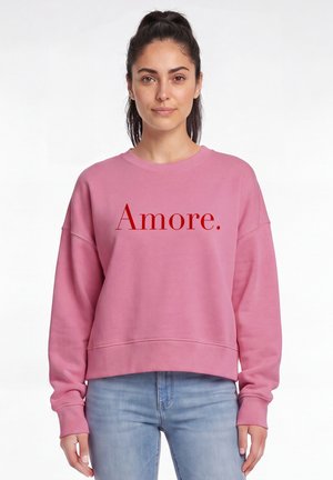 watapparel, AMORE - Sweatshirt - bubble pink