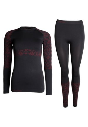 SET - Undertröja - black plum