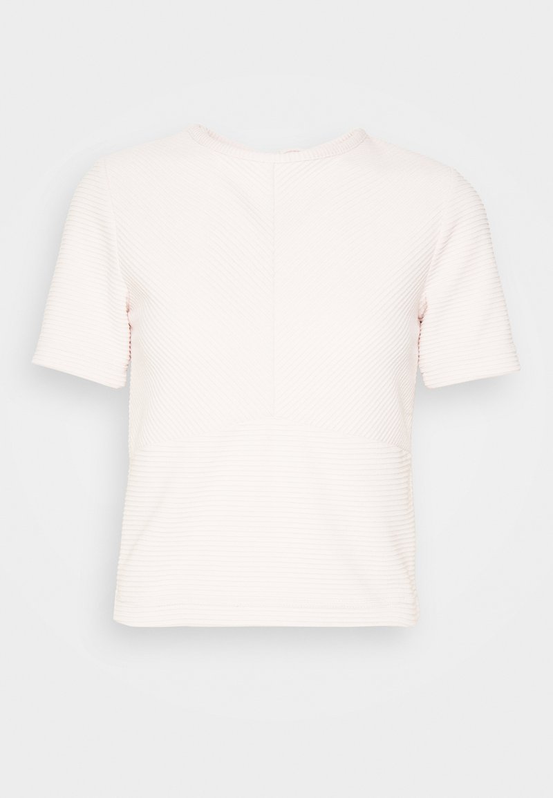 Club Monaco T-shirt print donkerroze
