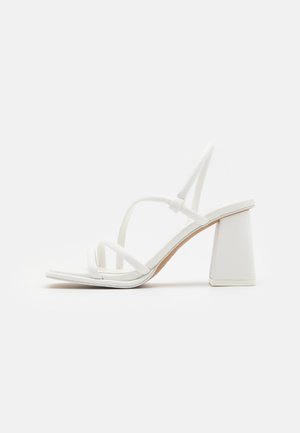 LUXE - High heeled sandals - open white