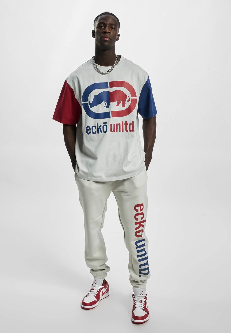 ecko unltd. JOHNRHINO - T-shirt imprimé - ready for dye/beige