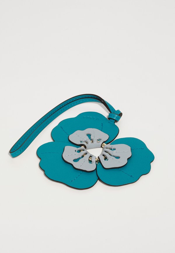 ALLEGRA CHARM FLOWER - Keyring - turchese