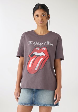 AMPIA THE ROLLING STONES - T-shirt con stampa - antracite