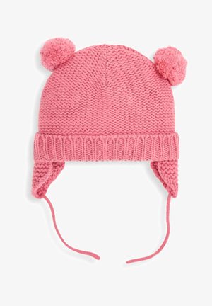COSY POM POM - Megzta kepurė - pink
