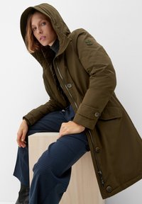s.Oliver Wintermantel - khaki oliv