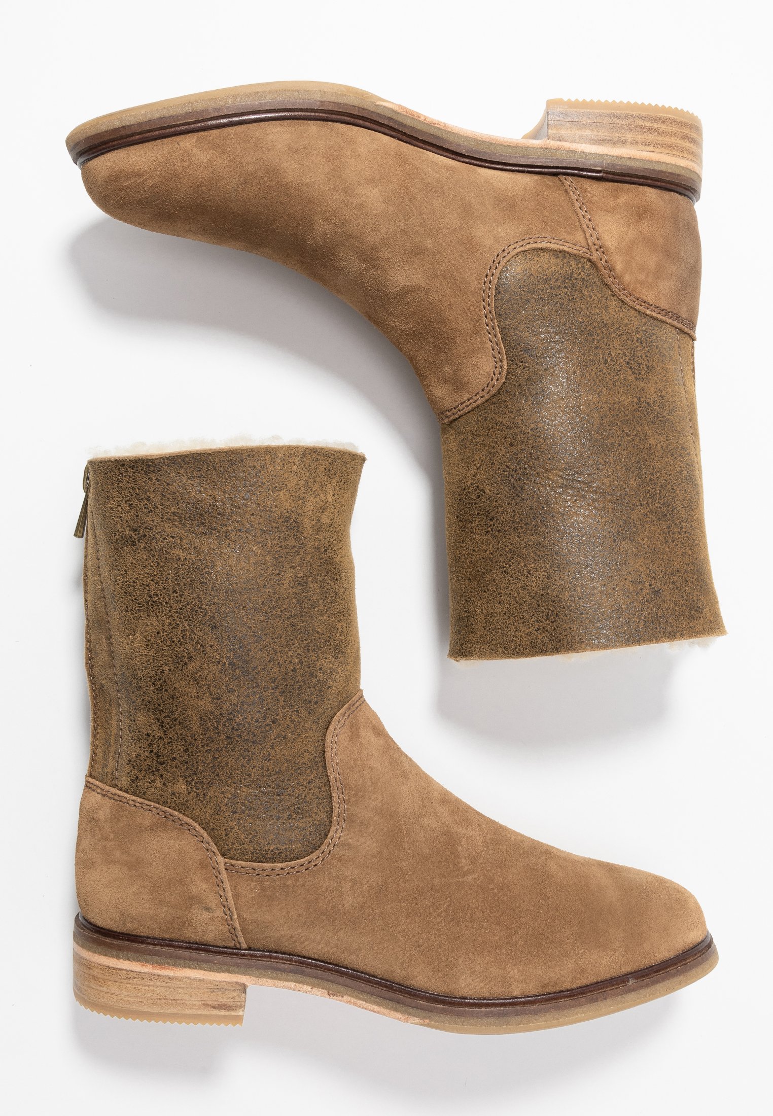 CLARKDALEAXHOT Korte laarzen dark tan CLARKDALEAXHOT Korte laarzen dark tan