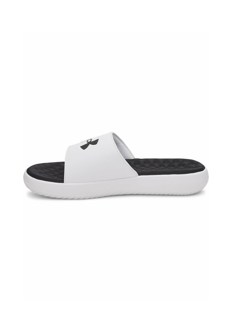 Under Armour IGNITE PRO 8 FIXED STRAP - Sandales de bain - white/blanc ...