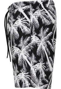 Urban Classics PATTERN - Fürdőnadrág - palm/white