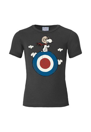 SNOOPY-TARGET - Print T-shirt - dunkelgrau