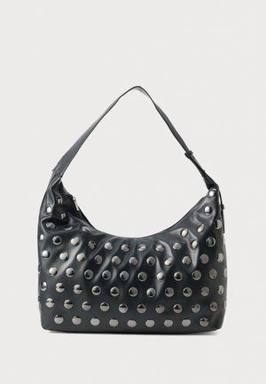 LANE SOFT STRUCTURE STUDS - Borsa a mano - black