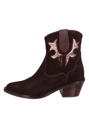 DAMEN TERESA WESTERN - Boots à talons - caffè