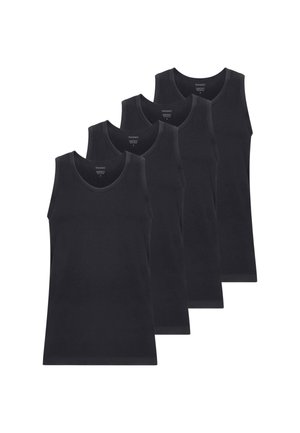 4 PACK - Maglietta intima - nero