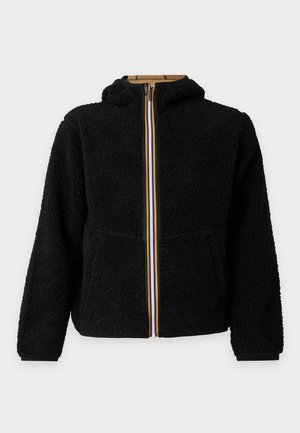 K-Way, JACK POLAR DOUBLE UNISEX - Veste polaire - black pure/beige khaki
