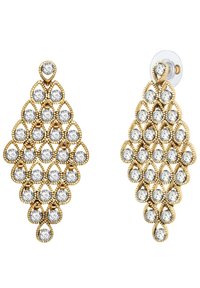 Pendientes - gelbgoldfarben