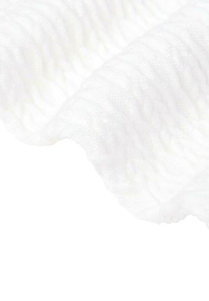 Lindex, TIGHTS SMALL CABLE - Sukkahousut - light dusty white