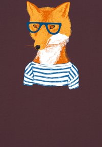 watapparel T-shirt imprimé - red brown