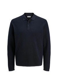 JJEGEORGE LS SN - Polo shirt - navy blazer