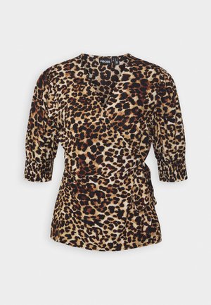 Pieces PCTALA 2/4 WRAP NOOS BC - Blouse - indian tan