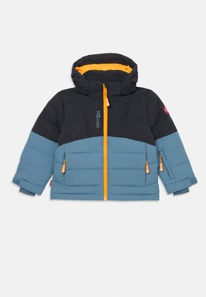 KIDS GRYLLEFJORD JACKET UNISEX - Winter jacket - black/steel blue/mango