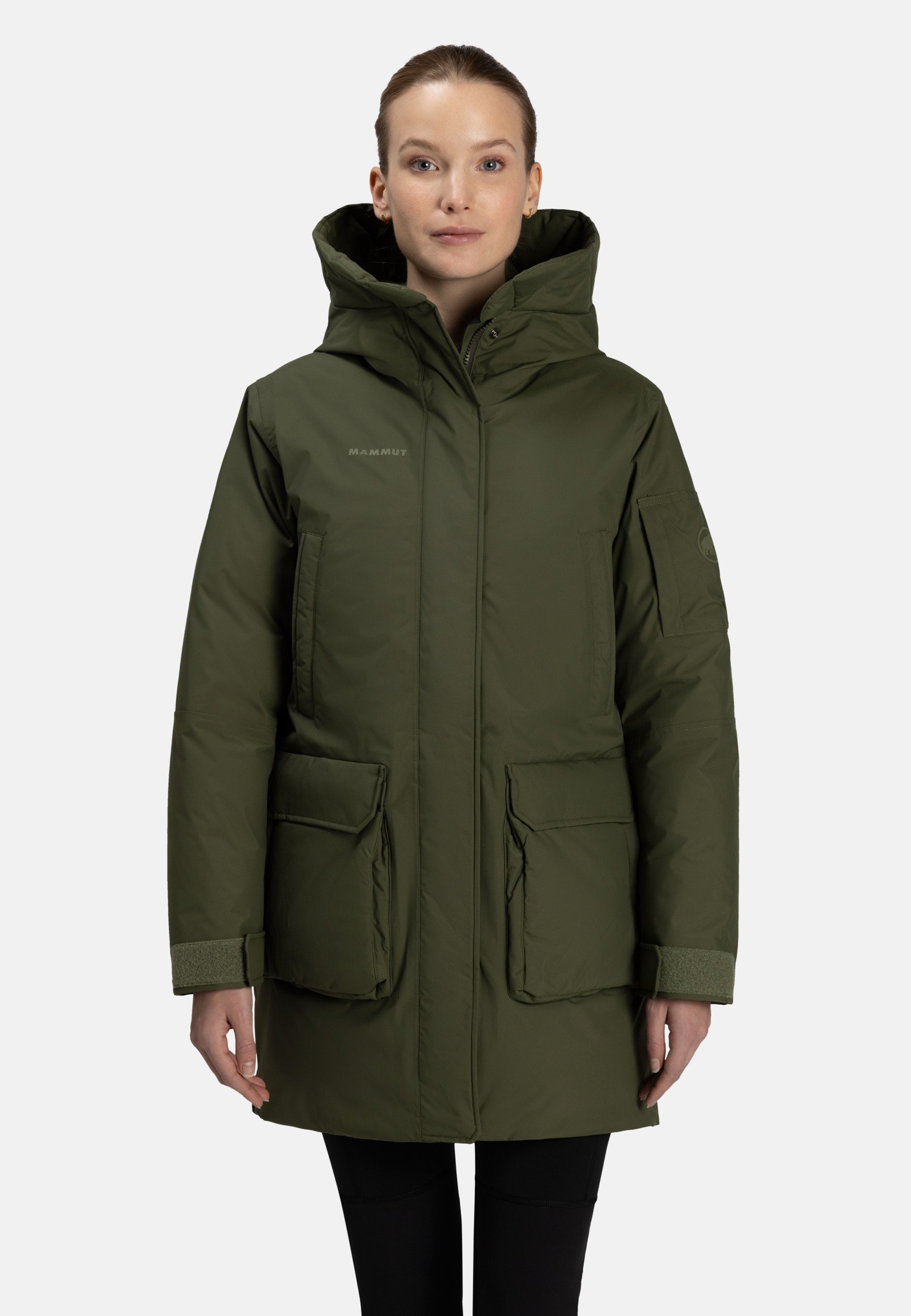 Mammut FLOEBERG HS THERMO HOODED COAT WOMEN - Down coat - dark 