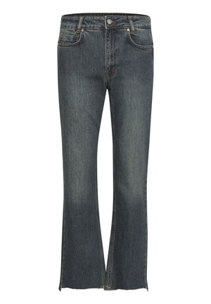 DANGOMW - Straight leg jeans - dark blue dirty wash