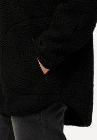Ulla Popken Giacca in pile - black