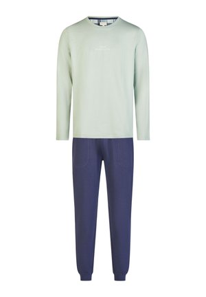 SET - Pyjama - hellgrün/dunkelblau
