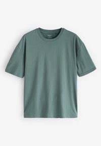 Lys grøn kortærmet t-shirt lavet af blødt bomuld. Har en klassisk rund halsudskæring og en afslappet pasform med ren syning.