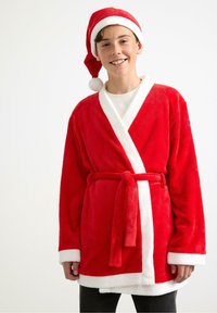 Lindex SANTA SET - Morgonrock - red