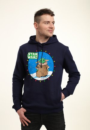 STAR WARS THE MANDALORIAN SNOW BABY LIGHTS - Sweatshirt - navy blue