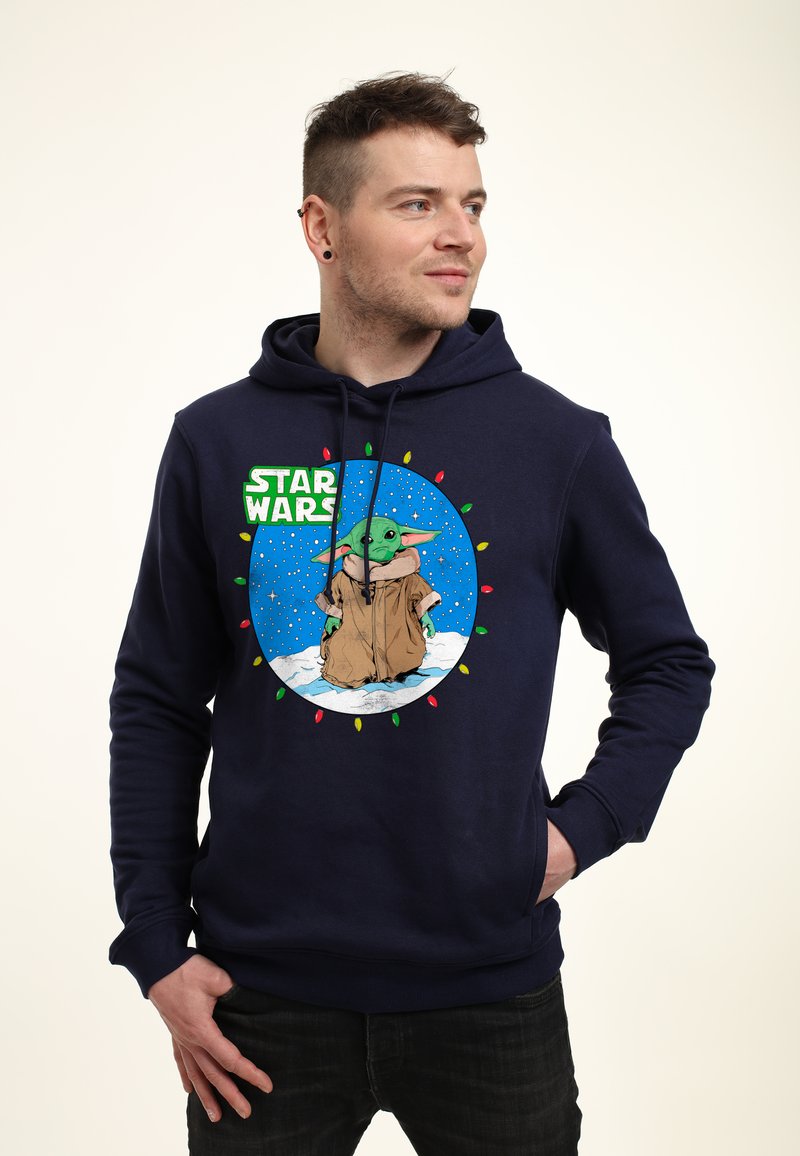 Star Wars STAR WARS THE MANDALORIAN SNOW BABY LIGHTS - Sweatshirt - navy blue