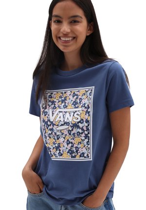 DECO BOX - T-shirt con stampa - true navy