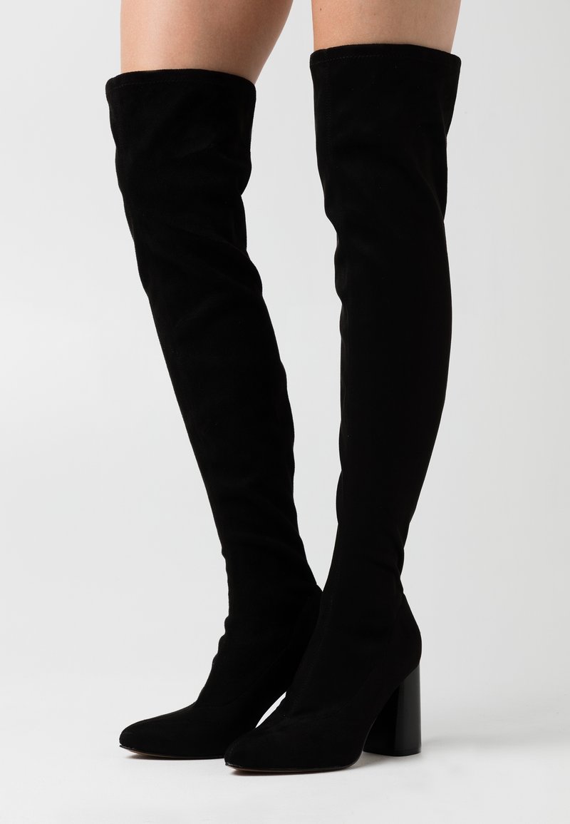 ONLY SHOES Botas mosqueteras - black