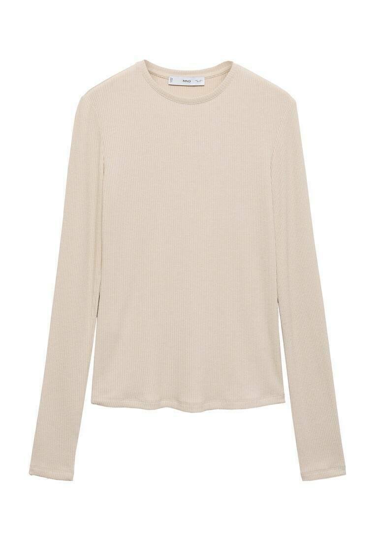 Mango Longsleeve zandkleur