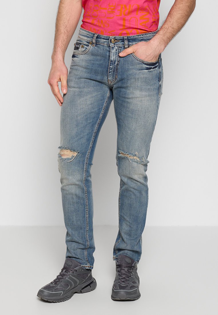 Versace Jeans Couture Slim fit jeans blauw denim/bluedenim Versace Jeans Couture Slim fit jeans blauw denim/bluedenim