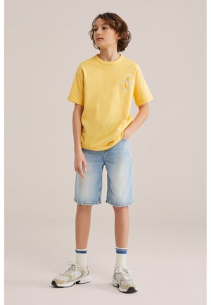 WE Fashion Tricou cu imprimeu - yellow
