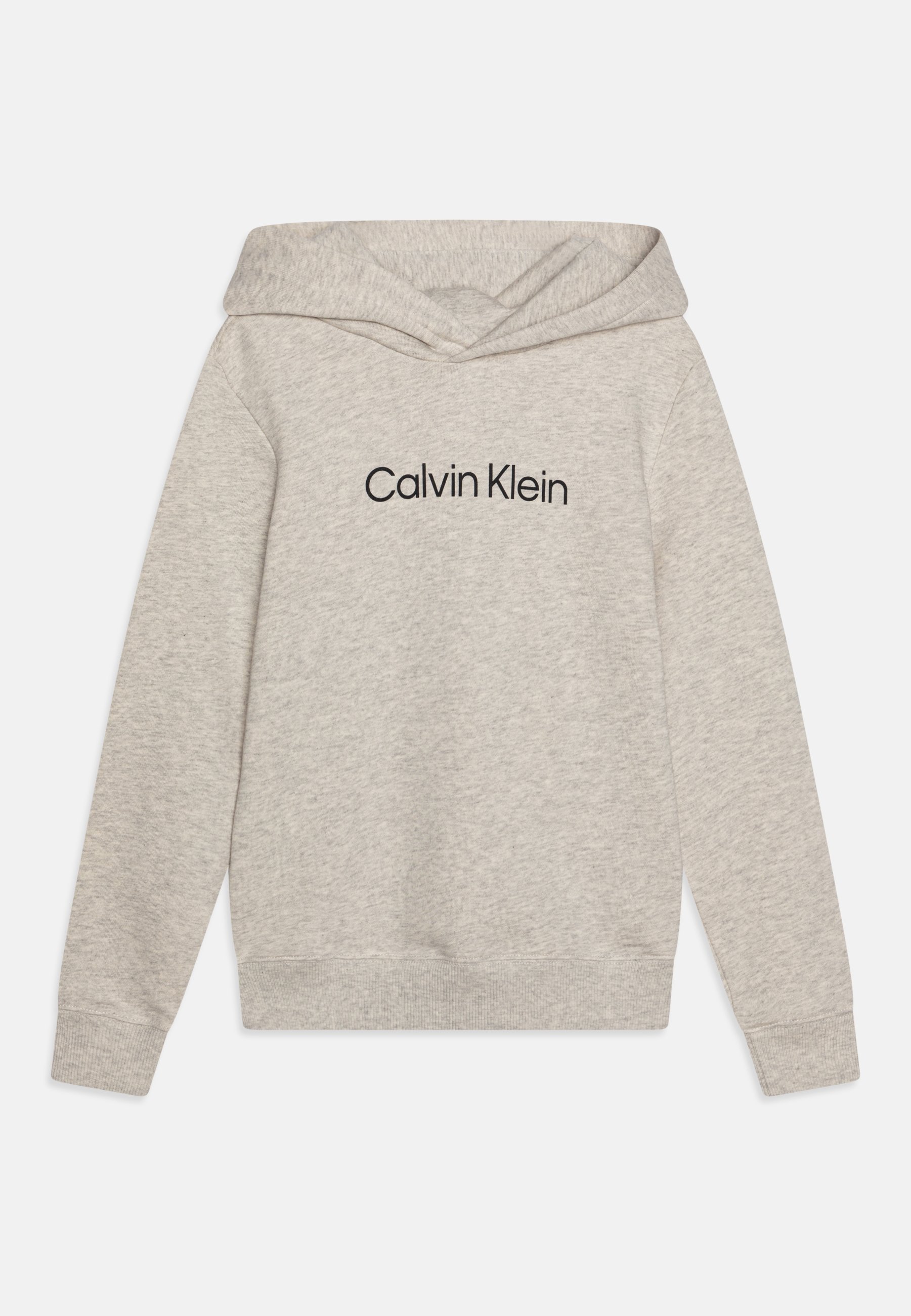 Calvin Klein Jeans LOGO HOODIE UNISEX Hoodie ivory grey