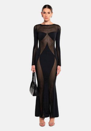 SIERRA MESH - Maxi dress - black