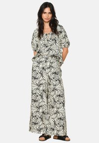 LolaLiza WITH FLORAL PRINT - Hlače - black