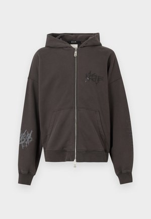 HOODIE FADED  - Camisola com fecho - black