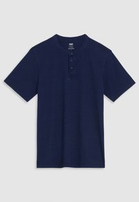 HENLEY - Basic T-shirt - true indigo dark indigo