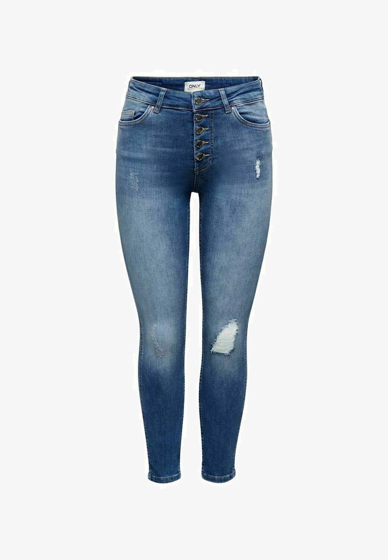 ONLPOWER Taille moyenne Skinny Fit Jeans | Bleu foncé ONLPOWER Taille moyenne Skinny Fit Jeans | Bleu foncé