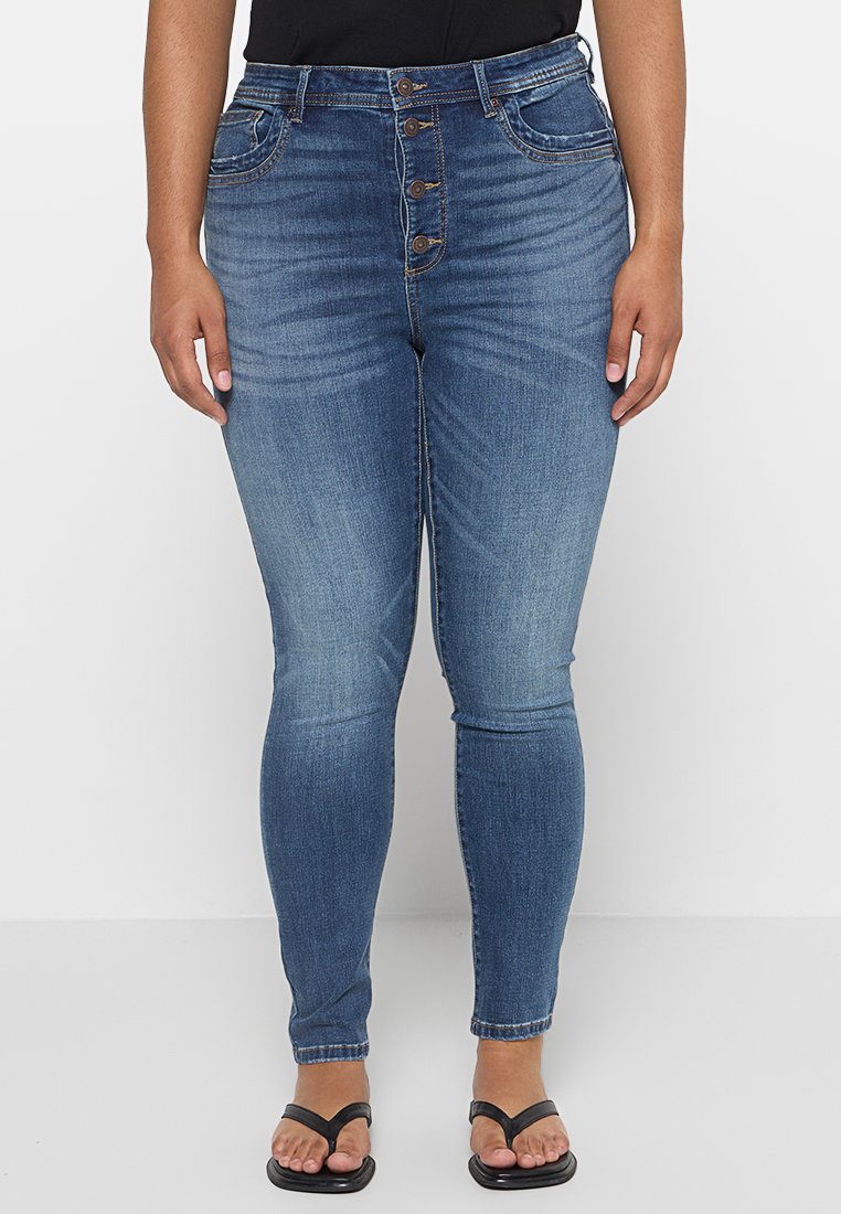 ONLY Carmakoma Jeans Skinny Fit koningsblauw