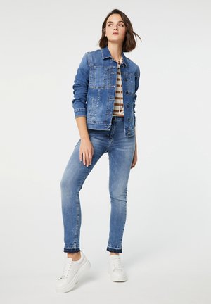 BOLSILLOS - Veste en jean - azul