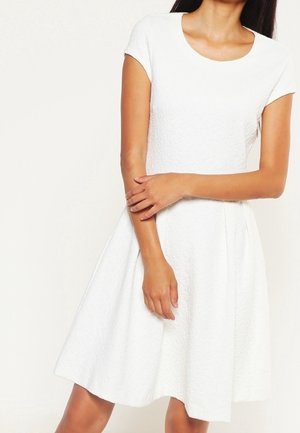 Gebreide jurk - white