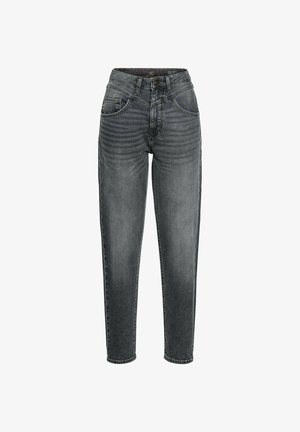 camel active MOM FIT 5-POCKET - Jeans Tapered Fit - dark grey used