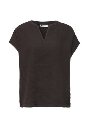 Street One, Blouse - espresso brown