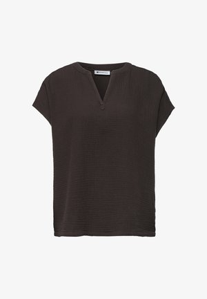 Street One, Blouse - espresso brown