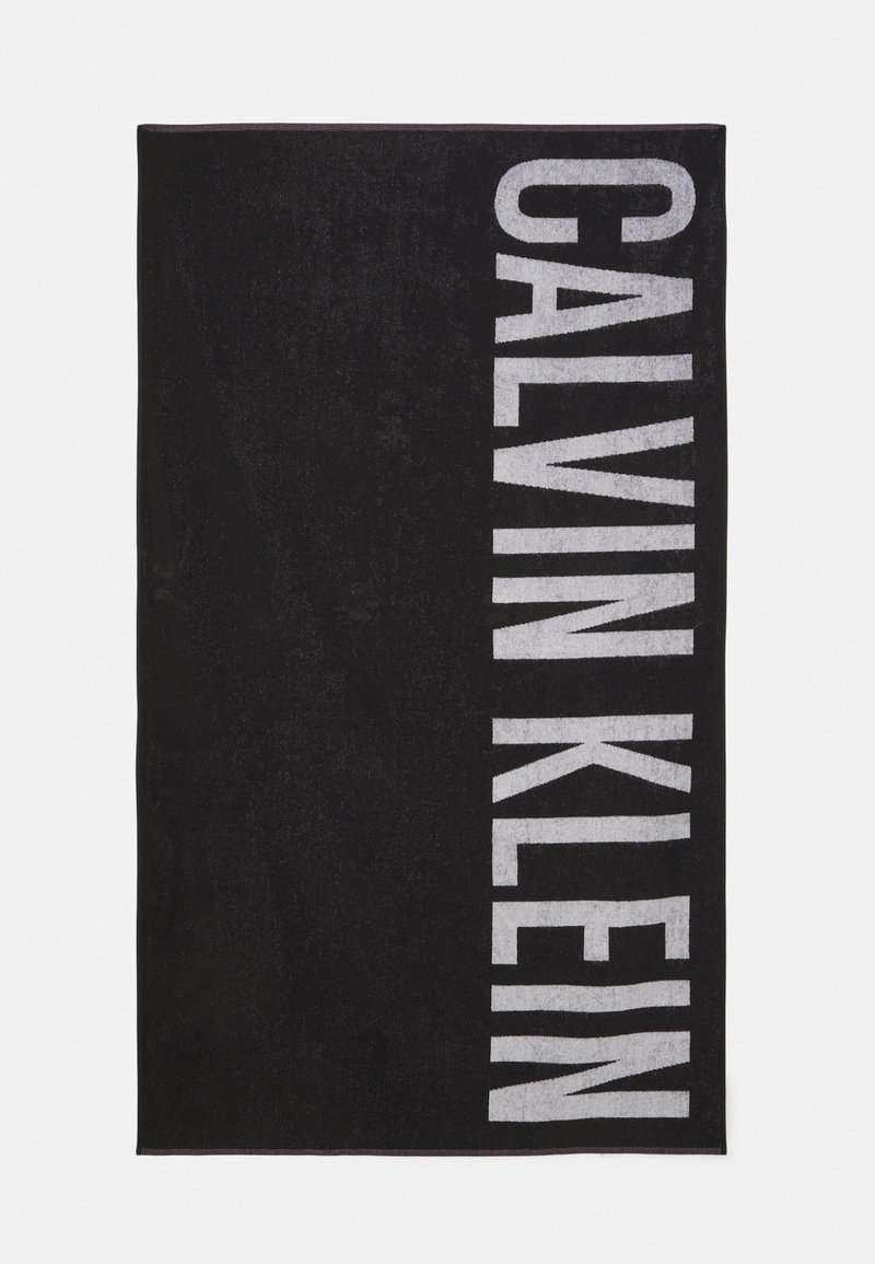 Calvin Klein Swimwear TOWEL Beach towel black Zalando.co.uk