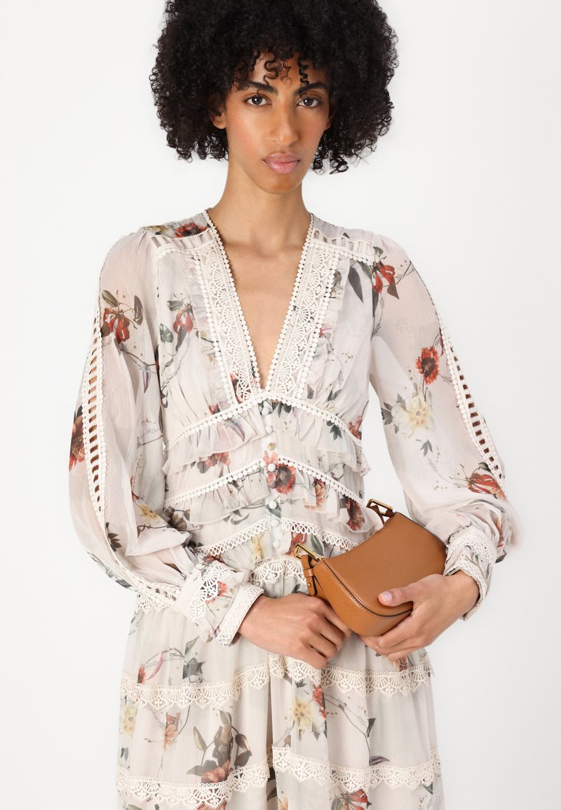 AllSaints ZORA MIDI DRESS - Day dress - ecru/white/off-white - Zalando.ie